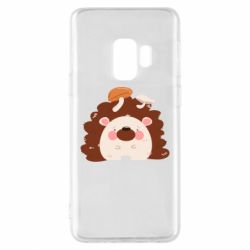 Чехол для Samsung S9 Hedgehog with mushrooms - PrintSalon