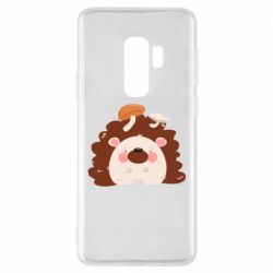 Чехол для Samsung S9+ Hedgehog with mushrooms - PrintSalon