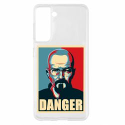 Чехол для Samsung S21 Heisenberg Danger-PrintSalon Чехол для Samsung S21 Heisenberg Danger