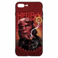 Чехол для iPhone 7 Plus Hellboy and cigarette - PrintSalon