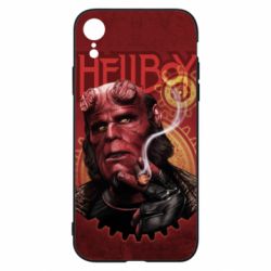 Чехол для iPhone XR Hellboy and cigarette - PrintSalon