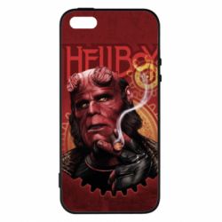 Чехол для iPhone5/5S/SE Hellboy and cigarette - PrintSalon