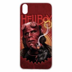 Чехол для Xiaomi Redmi 7A Hellboy and cigarette - PrintSalon