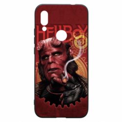 Чехол для Xiaomi Redmi 7 Hellboy and cigarette - PrintSalon