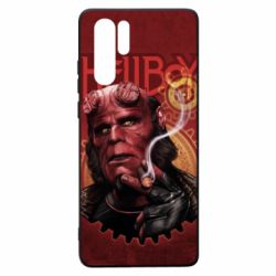Чехол для Huawei P30 Pro Hellboy and cigarette - PrintSalon
