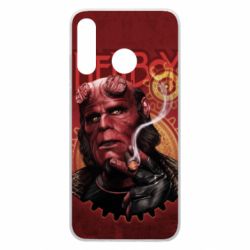 Чехол для Huawei P30 Lite Hellboy and cigarette - PrintSalon