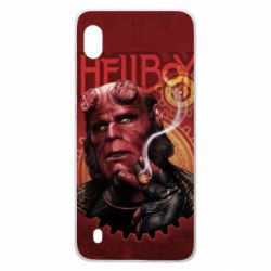 Чехол для Samsung A10 Hellboy and cigarette - PrintSalon
