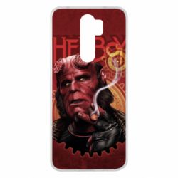 Чехол для Xiaomi Redmi Note 8 Pro Hellboy and cigarette - PrintSalon