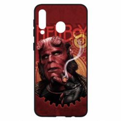 Чехол для Samsung M30 Hellboy and cigarette - PrintSalon