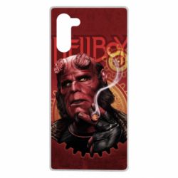 Чехол для Samsung Note 10 Hellboy and cigarette - PrintSalon