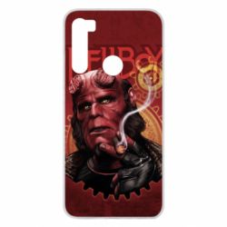 Чехол для Xiaomi Redmi Note 8 Hellboy and cigarette - PrintSalon
