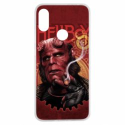 Чехол для Xiaomi Redmi Note 7 Hellboy and cigarette - PrintSalon