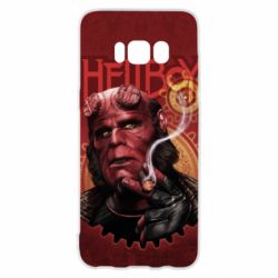 Чехол для Samsung S8 Hellboy and cigarette - PrintSalon