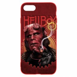 Чехол для iPhone SE 2020 Hellboy and cigarette - PrintSalon