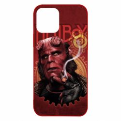 Чехол для iPhone 12 Hellboy and cigarette - PrintSalon