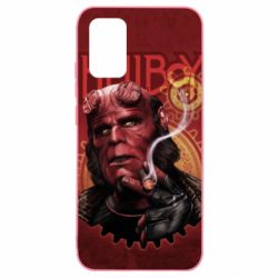 Чехол для Samsung A02s/M02s Hellboy and cigarette - PrintSalon