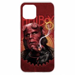 Чехол для iPhone 12 Pro Max Hellboy and cigarette - PrintSalon