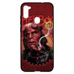 Чехол для Samsung A11/M11 Hellboy and cigarette - PrintSalon