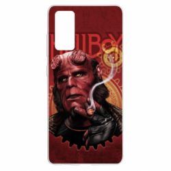 Чехол для Samsung S20 FE Hellboy and cigarette - PrintSalon