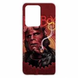 Чехол для Samsung S20 Ultra Hellboy and cigarette - PrintSalon