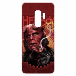 Чехол для Samsung S9+ Hellboy and cigarette - PrintSalon
