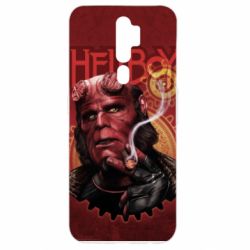 Чехол для Oppo A5/A9 2020 Hellboy and cigarette-PrintSalon Чехол для Oppo A5/A9 2020 Hellboy and cigarette