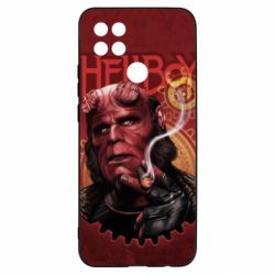 Чехол для Oppo A15s/A15 Hellboy and cigarette - PrintSalon