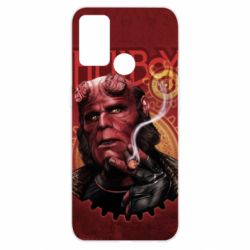Чехол для Oppo A52/A72/A92 Hellboy and cigarette - PrintSalon