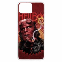 Чехол для Oppo A73 Hellboy and cigarette - PrintSalon