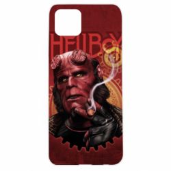 Чехол для Oppo A92s Hellboy and cigarette - PrintSalon
