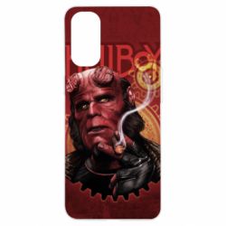 Чехол для Oppo Reno 4 Hellboy and cigarette - PrintSalon