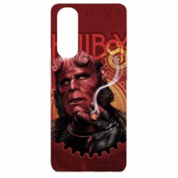 Чехол для Oppo Reno 4 Pro Hellboy and cigarette - PrintSalon