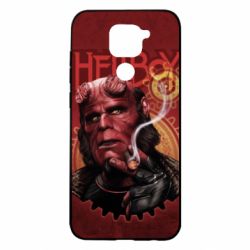 Чехол для Xiaomi Redmi Note 9/Redmi 10X Hellboy and cigarette - PrintSalon