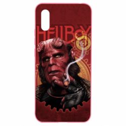 Чехол для Xiaomi Redmi 9a Hellboy and cigarette - PrintSalon