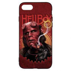 Чехол для iPhone SE 2022 Hellboy and cigarette - PrintSalon
