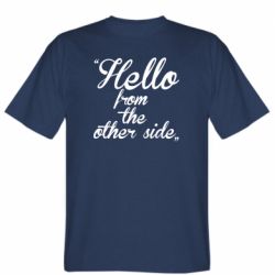 Мужская футболка Stedman Hello from the other side - PrintSalon