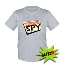 Детская футболка Hello i'm a spy - PrintSalon