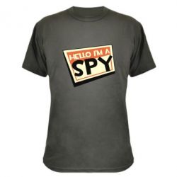 Камуфляжная футболка Hello i'm a spy - PrintSalon