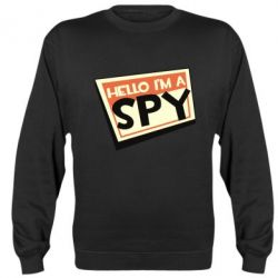 Cвитшот Hello i'm a spy - PrintSalon