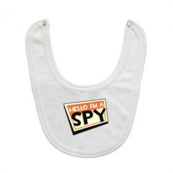 Слюнявчик  Hello i'm a spy - PrintSalon