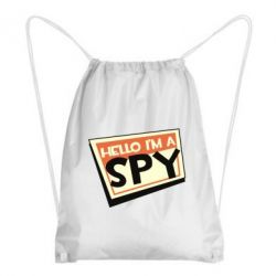 Рюкзак-мішок Hello i'm a spy