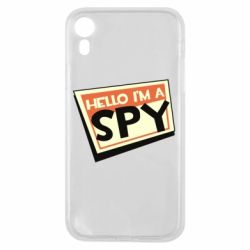 Чехол для iPhone XR Hello i'm a spy-PrintSalon Чехол для iPhone XR Hello i'm a spy