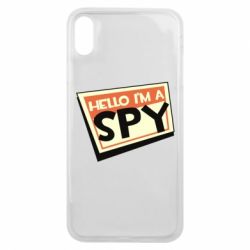 Чехол для iPhone Xs Max Hello i'm a spy - PrintSalon