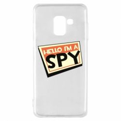 Чехол для Samsung A8 2018 Hello i'm a spy - PrintSalon
