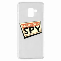 Чехол для Samsung A8+ 2018 Hello i'm a spy - PrintSalon