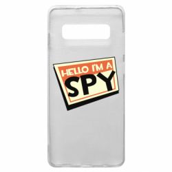 Чехол для Samsung S10+ Hello i'm a spy - PrintSalon