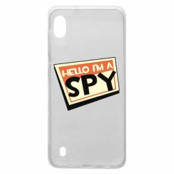 Чехол для Samsung A10 Hello i'm a spy - PrintSalon