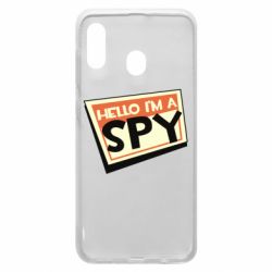 Чехол для Samsung A30 Hello i'm a spy - PrintSalon