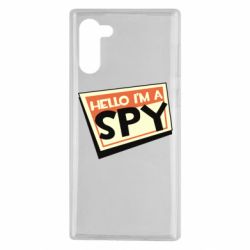 Чехол для Samsung Note 10 Hello i'm a spy - PrintSalon