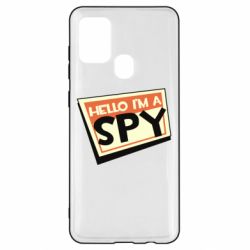 Чехол для Samsung A21s Hello i'm a spy - PrintSalon